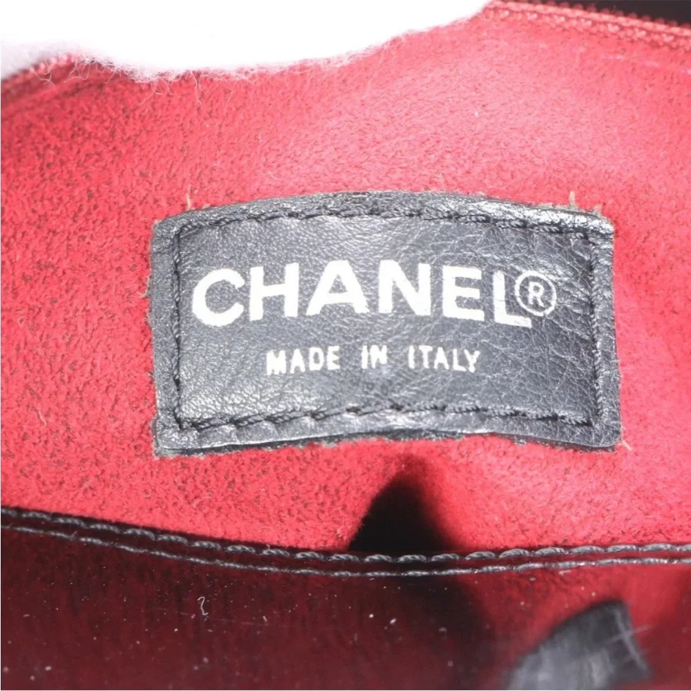 Chanel Patent Chocolate Bar Bag